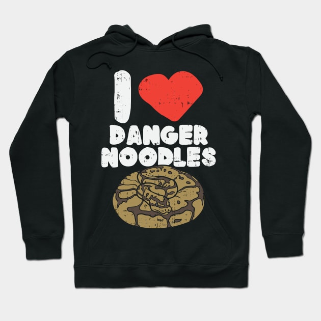 I Love Danger Noodles Hoodie by maxdax